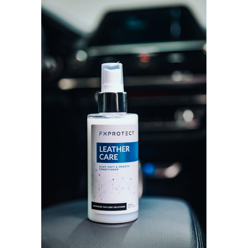 Матовий кондиціонер для шкіри авто з гідрофобними та антистатичними властивостями FX Protect Leather Caree, 50мл