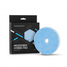 Гібридний сильноріжучий полирувальний круг FX Protect Microfiber Hybrid Pad Heavy Cut, 160 мм
