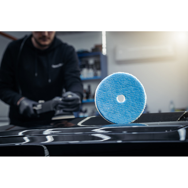 Гібридний сильноріжучий полирувальний круг FX Protect Microfiber Hybrid Pad Heavy Cut, 135 мм