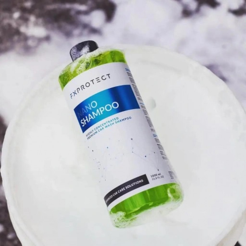 Висококонцентрований шампунь з наночастинками кремнію для авто з кварцовим покриттям FX Protect Nano Shampoo, 5л