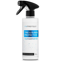 Засіб для захисту та догляду за шинами та гумовими покриттями з кокосовим маслом та кремнійорганічними полімерами FX Protect Tire And Rubber Protection, 500мл