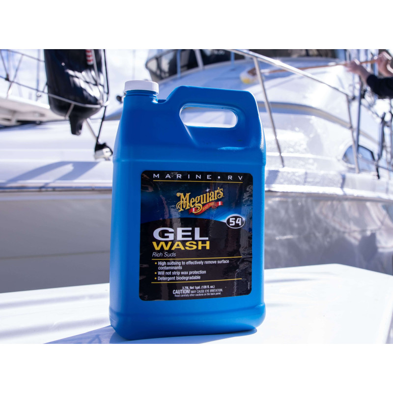 Шампунь для човнів Meguiar's M5401 Marine / RV Rich Suds Gel Wash Liquid, 3.78 л