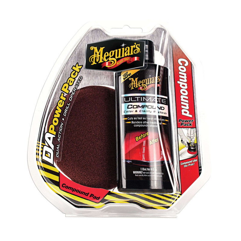 Набір для абразивної поліровки кузова Meguiar's G3501INT DA Compound Power Pack