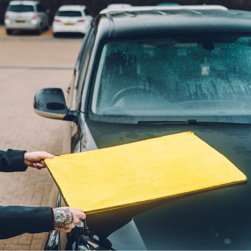 Рушник мікрофібровий з кантом для збору води Meguiar's X1802EU Supreme Drying Towel Extra Large, 55 x 76 см