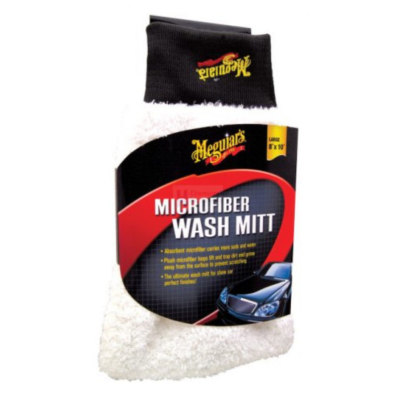 Рукавиця мікрофіброва для мийки Meguiar's E102EU Ultimate Microfiber Wash Mitt, 20 х 25 см