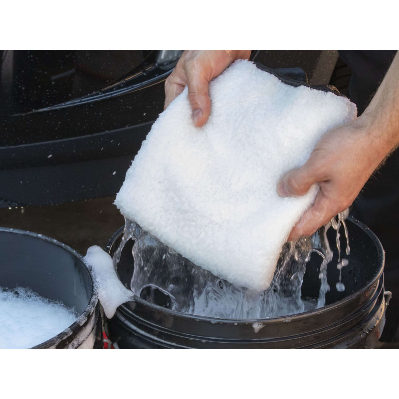 Рукавиця мікрофіброва для мийки Meguiar's X3002EU Microfiber Wash Mitt, 19 х 29 см