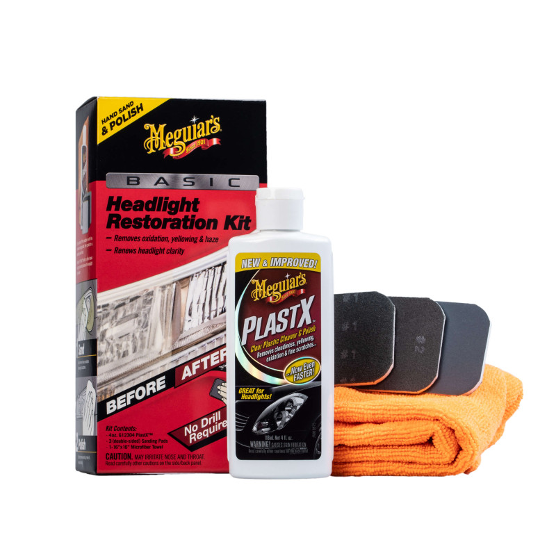 Базовий набір для відновлення фарMeguiar's G2960 Basic Headlight Restoration Kit