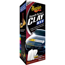 Набір для очищення кузова з ефектом поліролі Meguiars's G1016 Smooth Surface Clay Kit