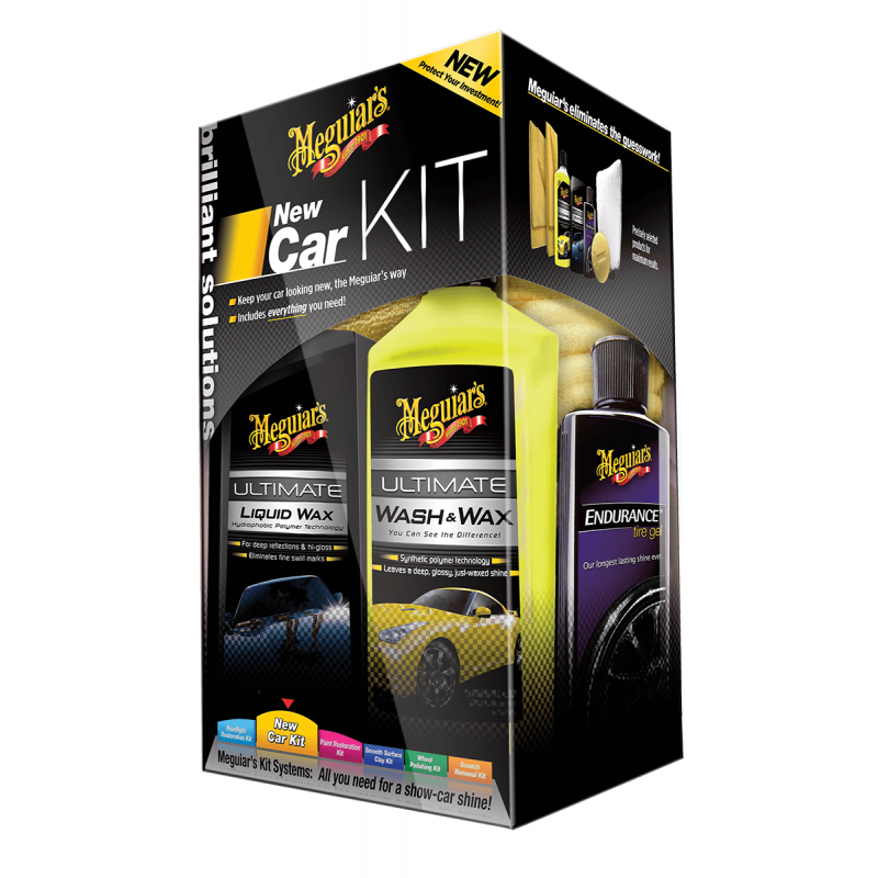 Подарунковий набір для догляду за новим автомобілем Meguiar's G3200 New Car Kit
