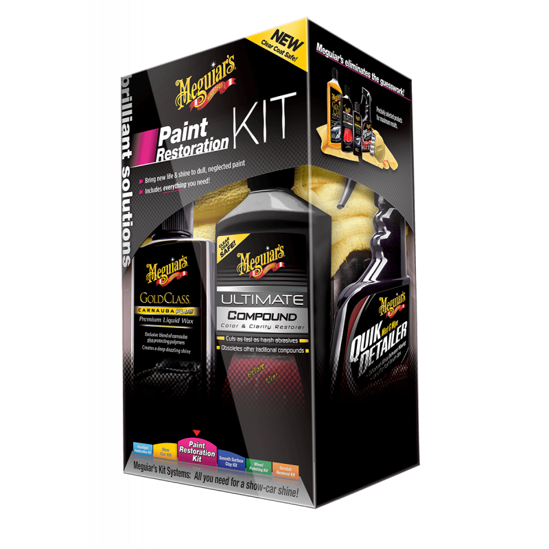 Подарунковий набір для відновлення кузова авто Meguiar's G3300 Paint Restoration Kit