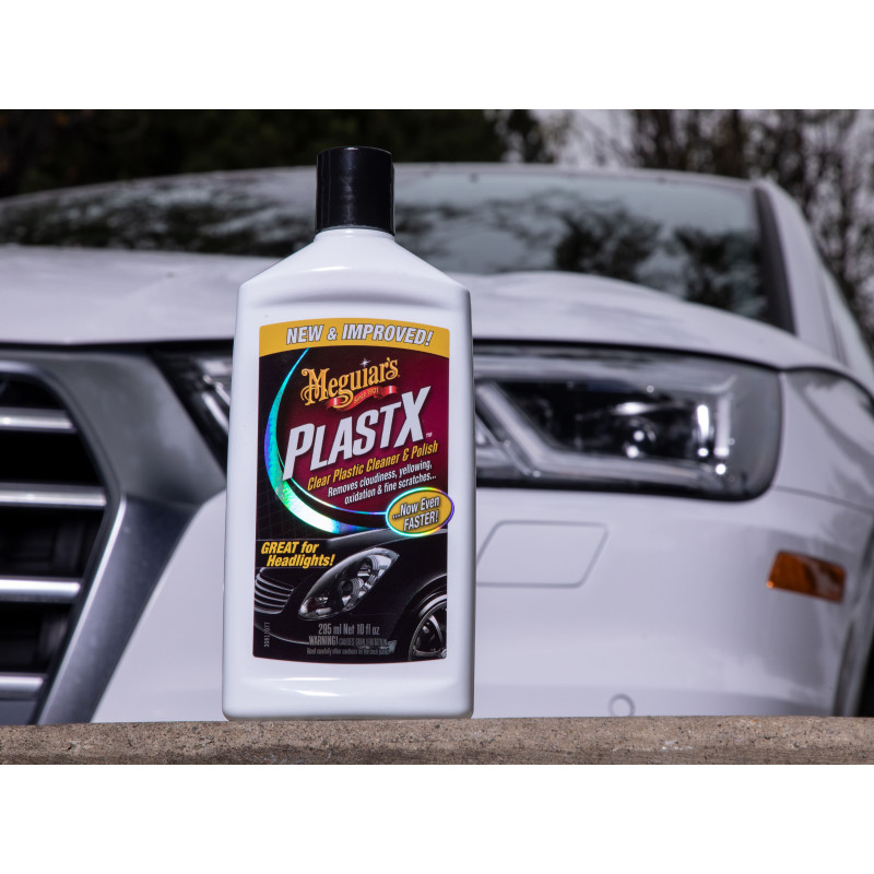 Очищувач поліроль для прозорого пластика Meguiar's G12310 PlastX ™ Clear Plastic Cleaner and Polish, 295 мл