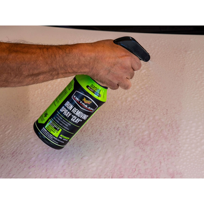 Очищувач кузова від частинок металу Meguiar's DRTU200232 Iron Removing Spray Clay, 945 мл