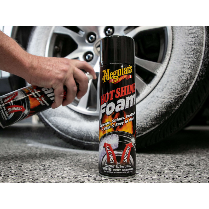 Пінний очищувач для шин Meguiar's G13919 Hot Shine Foam, 538 г