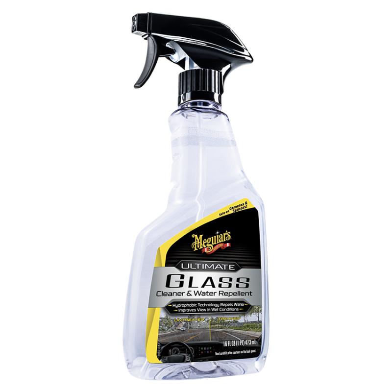 Очищувач скла з антидощем G240416 Meguiar's Ultimate Glass Cleaner & Water Repellent, 473 мл