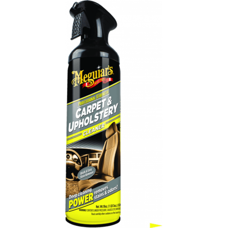 Пінний очищувач для карпета і килимів салону Meguiar's G9719 Carpet & Upholstery Cleaner, 539 г