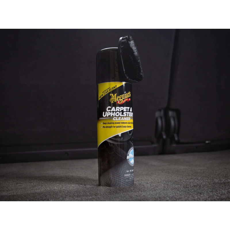 Пінний очисник з щіткою для карпета і килимів Meguiar's G191419 Carpet & Upholstery Cleaner, 539 г