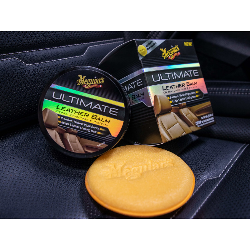 Бальзам 3 в 1 для шкіри Meguiar's G18905 Ultimate Leather Balm, 160 г