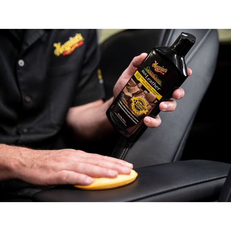 Лосьйон 3 в 1 для догляду за шкіряним салоном Meguiar's G7214 Gold Class ™ Rich Leather Lotion 3 in 1, 414 мл