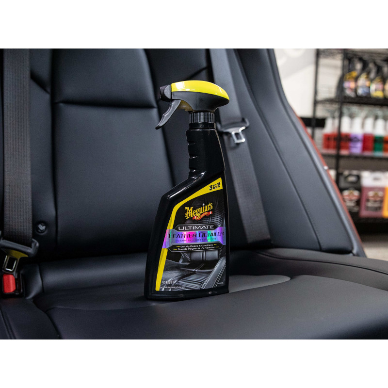 Спрей 3 в 1 для догляду за шкіряним салоном Meguiar's G201316 Ultimate Leather Detailer, 473 мл