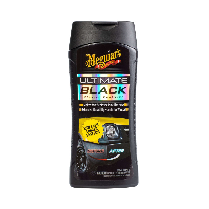 Лосьйон для чорніння зовнішнього пластику Meguiar's G15812EU Ultimate Black Plastic Restorer Lotion, 355 мл