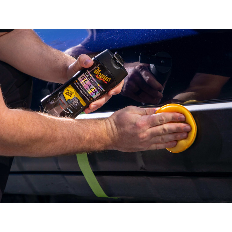 Лосьйон для чорніння зовнішнього пластику Meguiar's G15812EU Ultimate Black Plastic Restorer Lotion, 355 мл