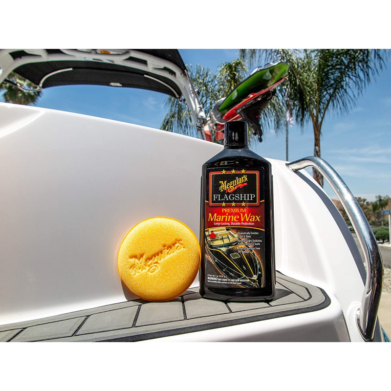 Преміум віск для човнів Meguiar's M6316 Flagship Premium Marine Wax, 473 мл