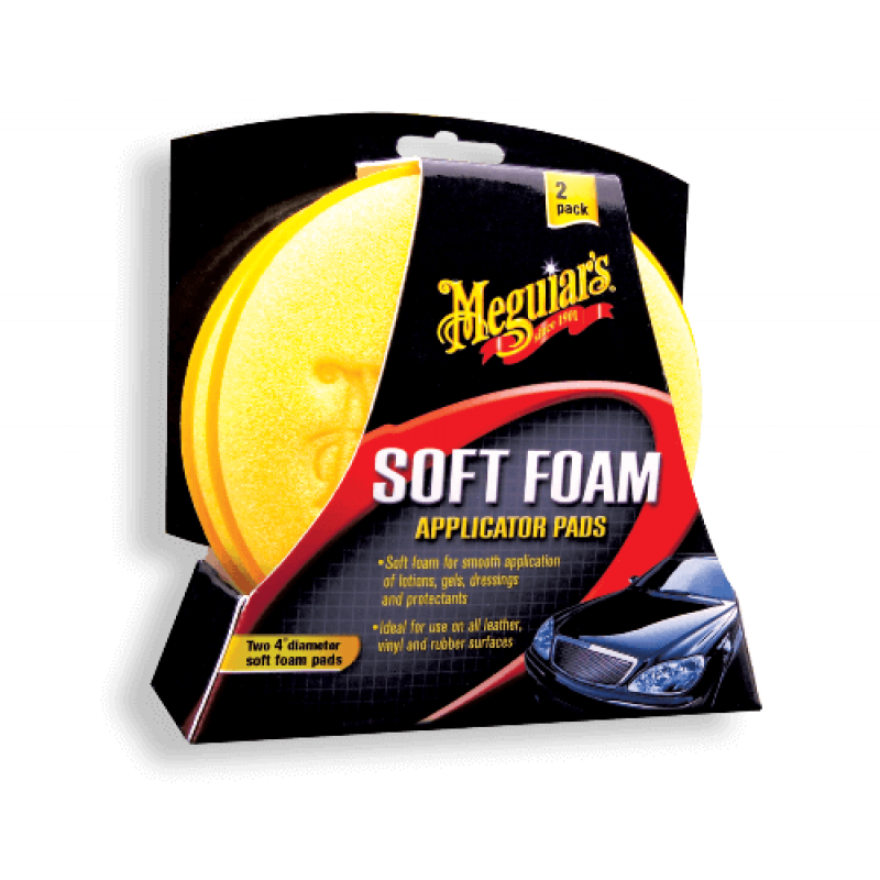 Набір аплікаторів поролонових Meguiar's X3070 Foam Applicator Pads 10 см, 2 шт.