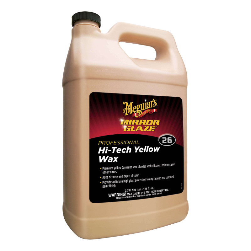 Натуральний жовтий віск Meguiar's M2601 Professional Hi-Tech Yellow Wax, 3.78 л
