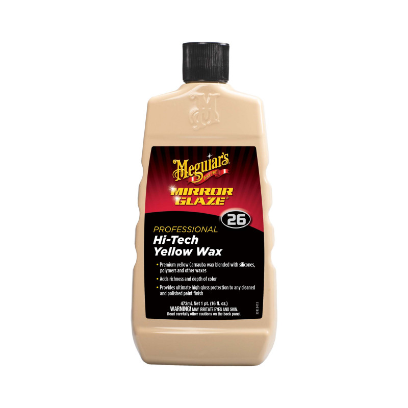 Натуральний жовтий віск Meguiar's M2616 Professional Hi-Tech Yellow Wax, 473 мл