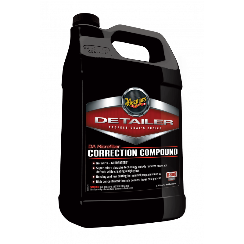 Корекційна полірувальна паста Meguiar's D30001 Detailer DA Microfiber Correction Compound, 3.78 л