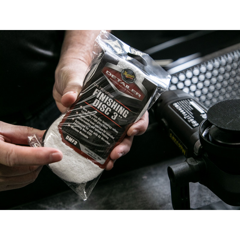 Мікрофібровий фінішний круг Meguiar's DMF3 DA Microfiber Finishing Disc 3 ", 8,6 см - 2 шт.