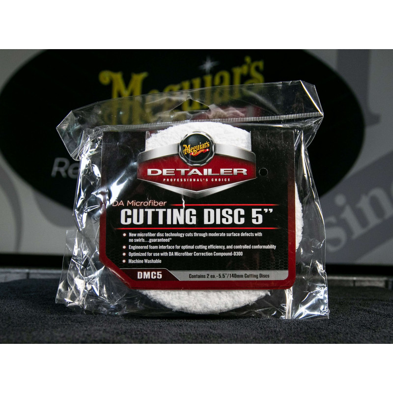 Мікрофібровий ріжучий диск Meguiar's DMC5 DA Microfiber Cutting Disc 5 ", 12.7 см - 2 шт.