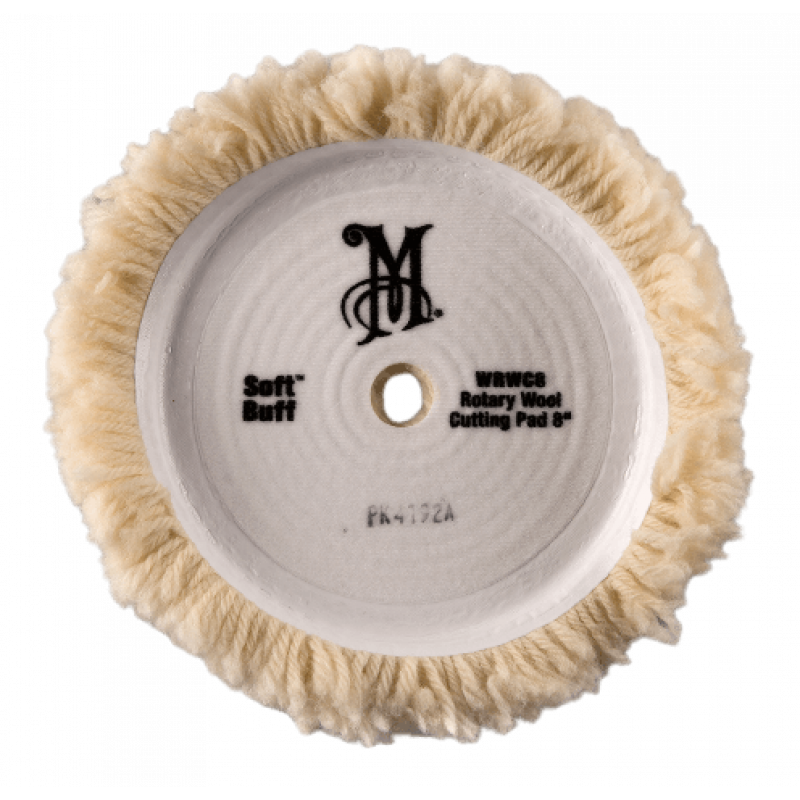 Полірувальний круг вовняний Meguiar's WRWC8 Soft Buff Rotary Wool Pad, 20.3 см