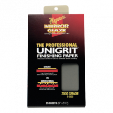 Водостійкий абразивний папір Meguiar's S2525 Unigrit Finishing Papers P2500, 14 х22.8 см