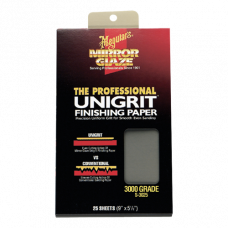 Водостійкий абразивний папір Meguiar's S3025 Unigrit Finishing Papers P3000, 14 х 22.8 см